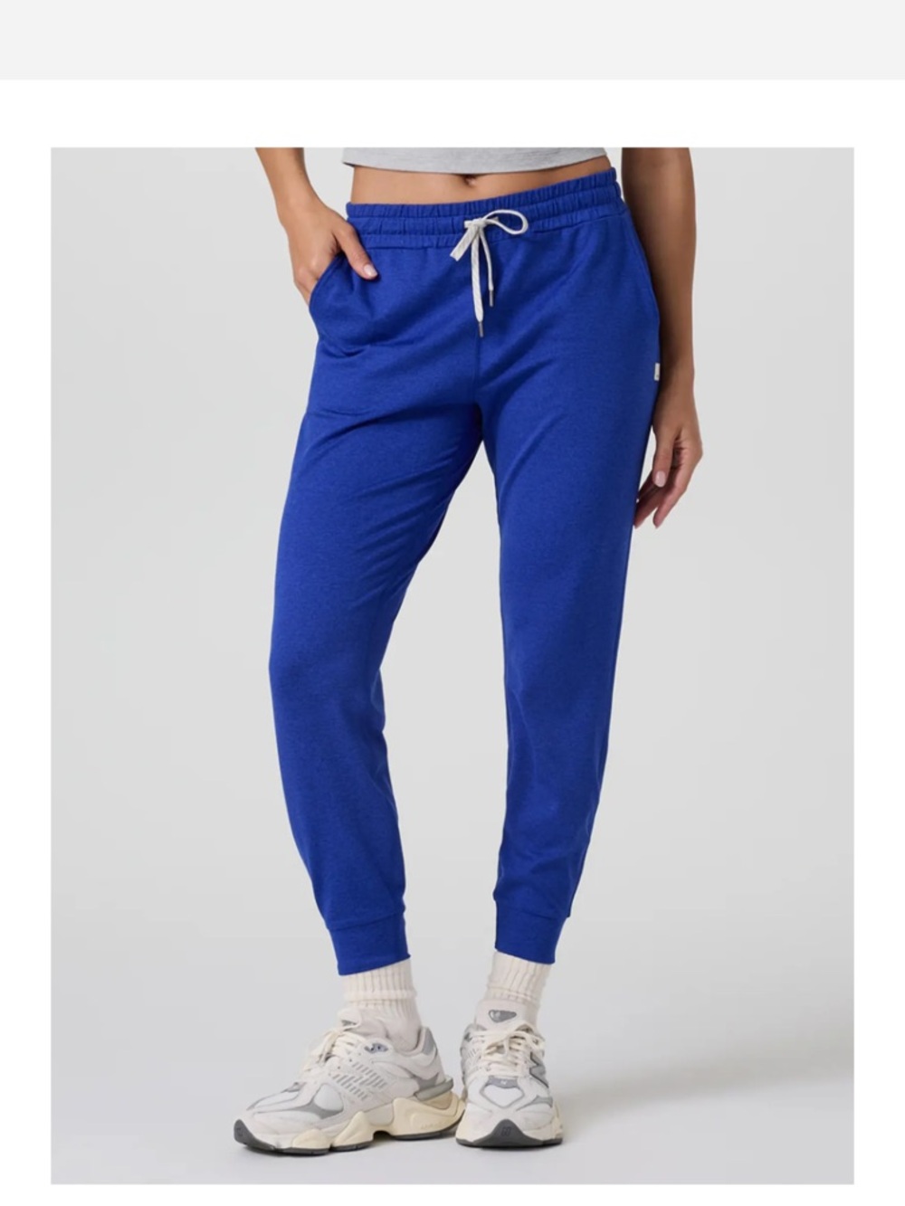 Vuori performance jogger pants blue women’s